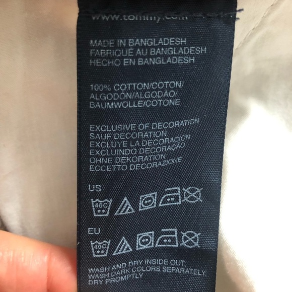 Tommy Hilfiger Cotton Chino Regular Fit Straight Leg Pants Size 40” - Picture 7 of 7